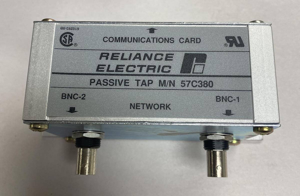 Reliance Electric,57C380,Communication Card Passive Tap for CoaxCable NOS