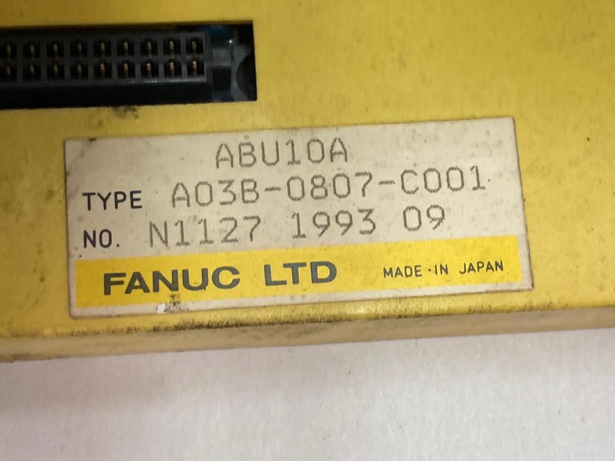Used Fanuc,A03B-0807-C001,Base Unit