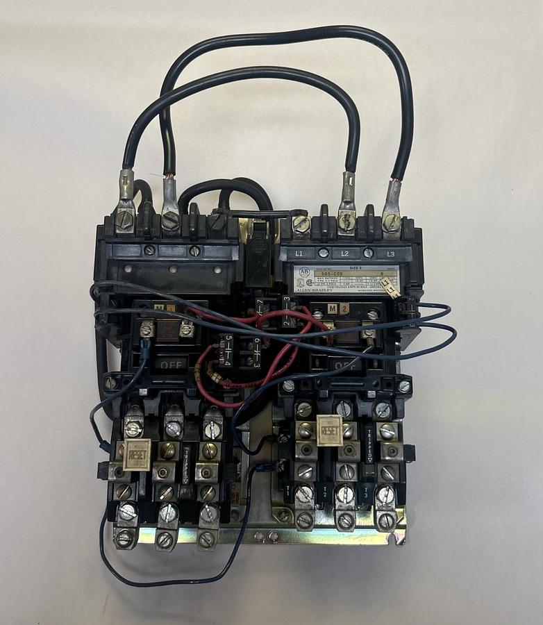 Used ALLEN BRADLEY,505-COD,REVERSING STARTER SIZE 2 45A 600V