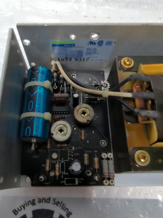 Used SOLA,SLS-24-036,POWER SUPPLY 24VDC 3.6AMP PRE-OWNED