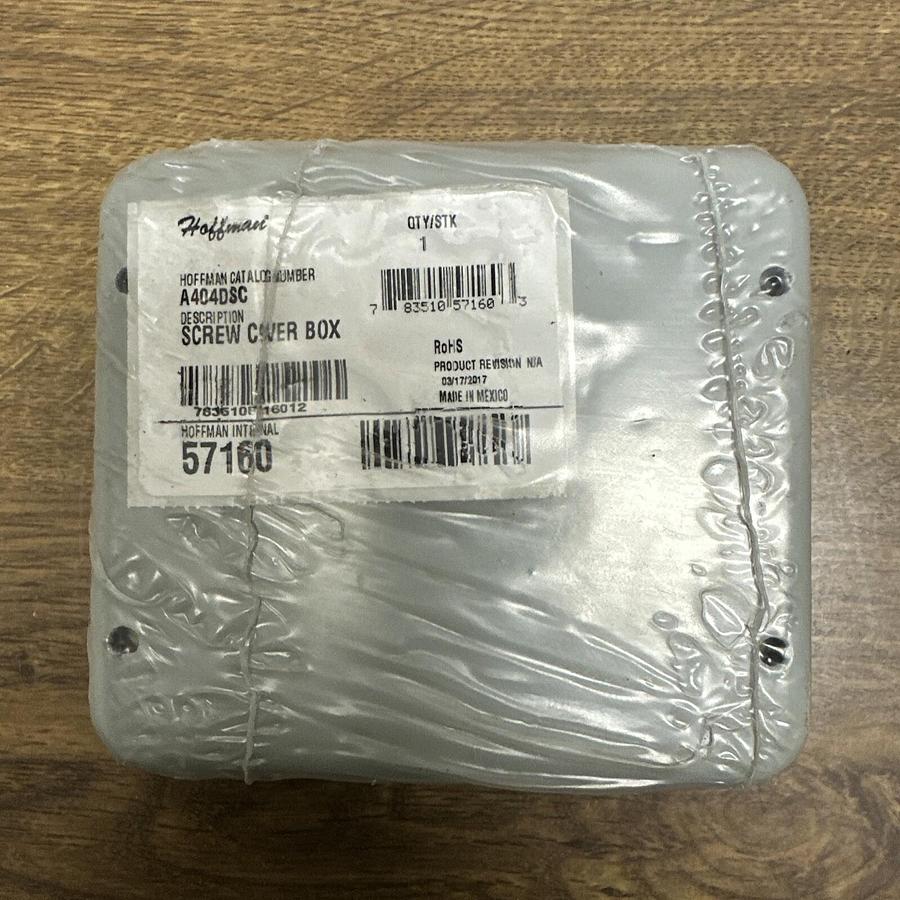 Used Hoffman,A404DSC,Screw Cover Junction Box