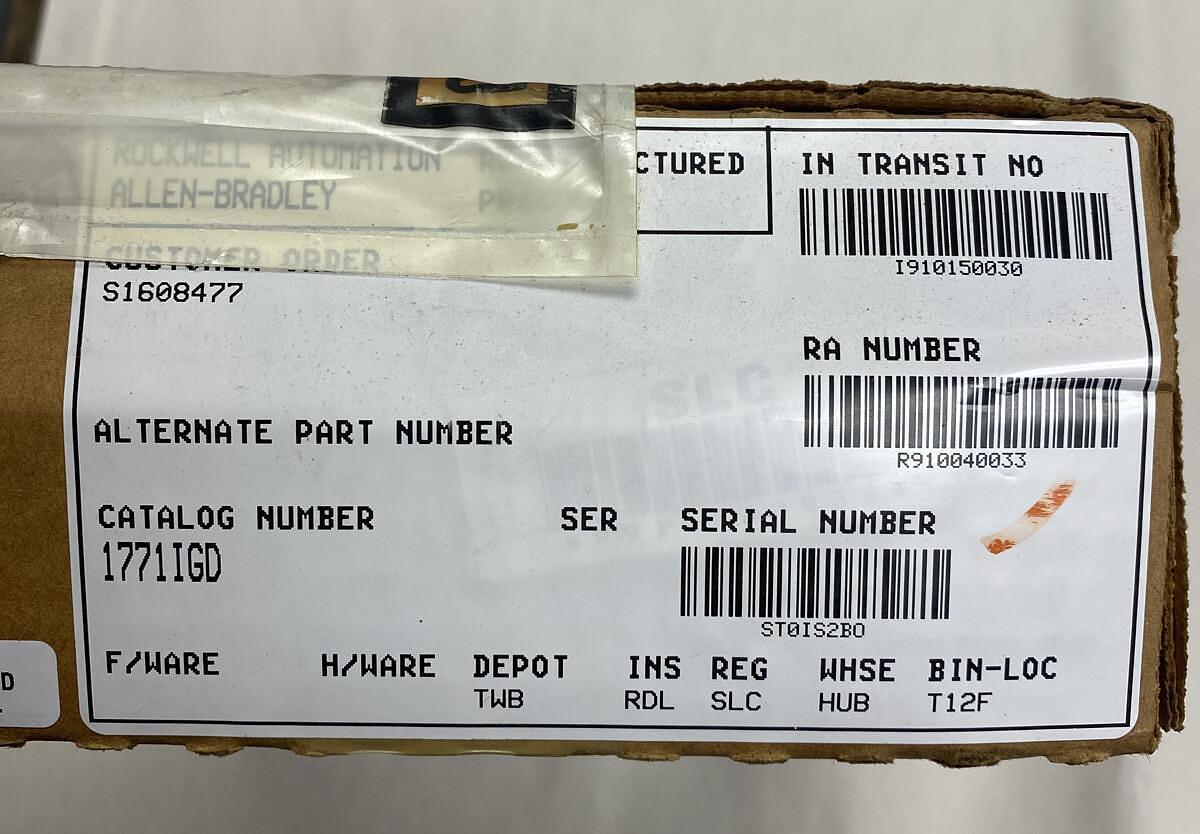 Used Allen-Bradley,1771IGD,Input Module Refurbished