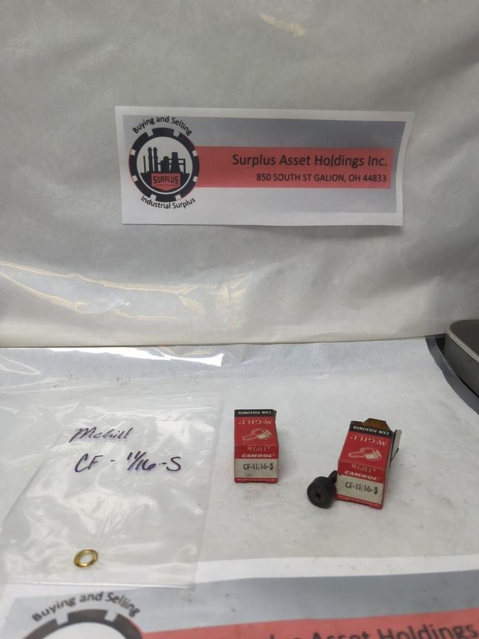 MCGILL,CF-11/16S,CAM FOLLOWER LOT OF 2 NOS