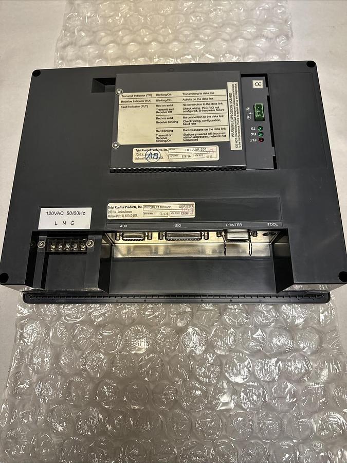Used Quick Panel,QPI-ABR-201-G,120VAc 50/60Hz 10.5" Color (G019)