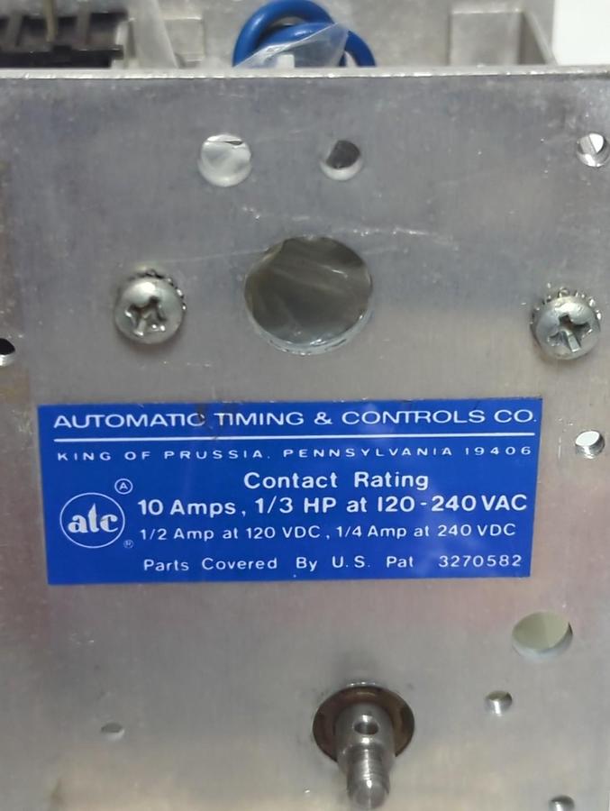 ATC,324C03E1GR1A01K,CONTROL UNIT 10 AMP 1/3HPO 120/240VAC NOS