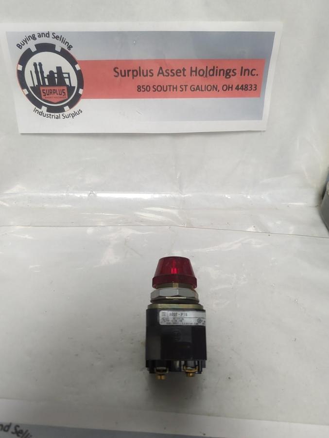 Used ALLEN BRADLEY,800T-PT16,SERIES T RED PUSHBUTTON PRE-OWNED