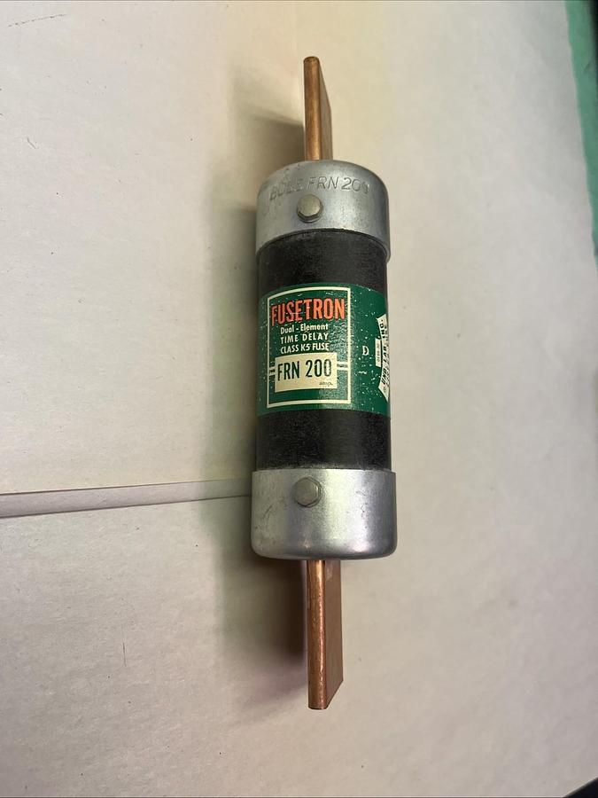 COOPER BUSSMANN,FRN-200,FUSETRON 200 AMP 250V FUSE NOS