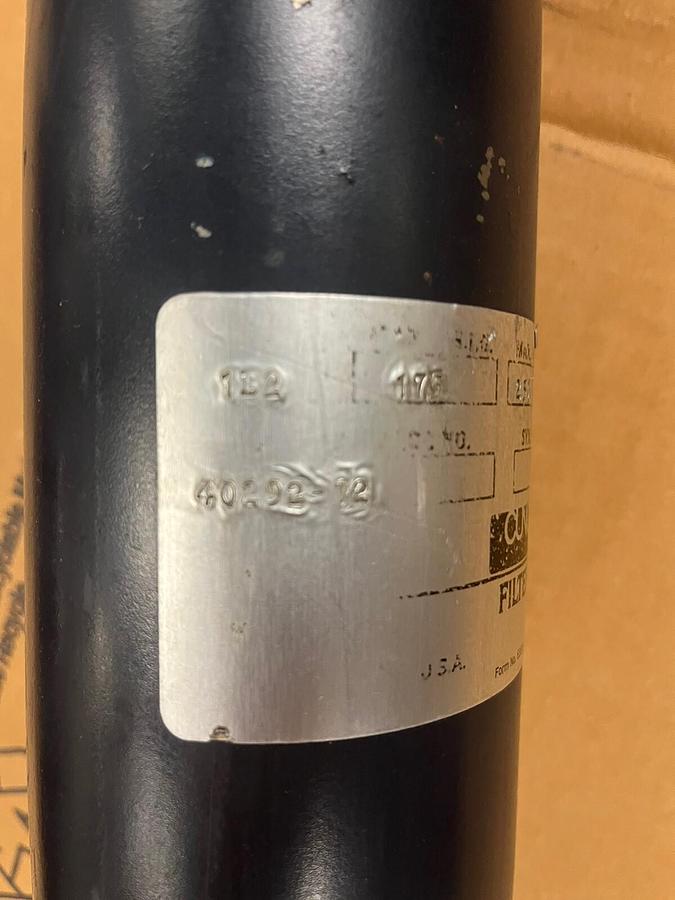 Used CUNO,40292-12,1B2 FILTER 175 PSI 3/4" NPT