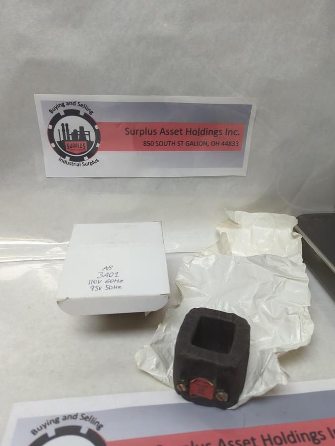 Used ALLEN-BRADLEY,3A01,COIL 110V 60HZ 95V 50HZ PRE-OWNED