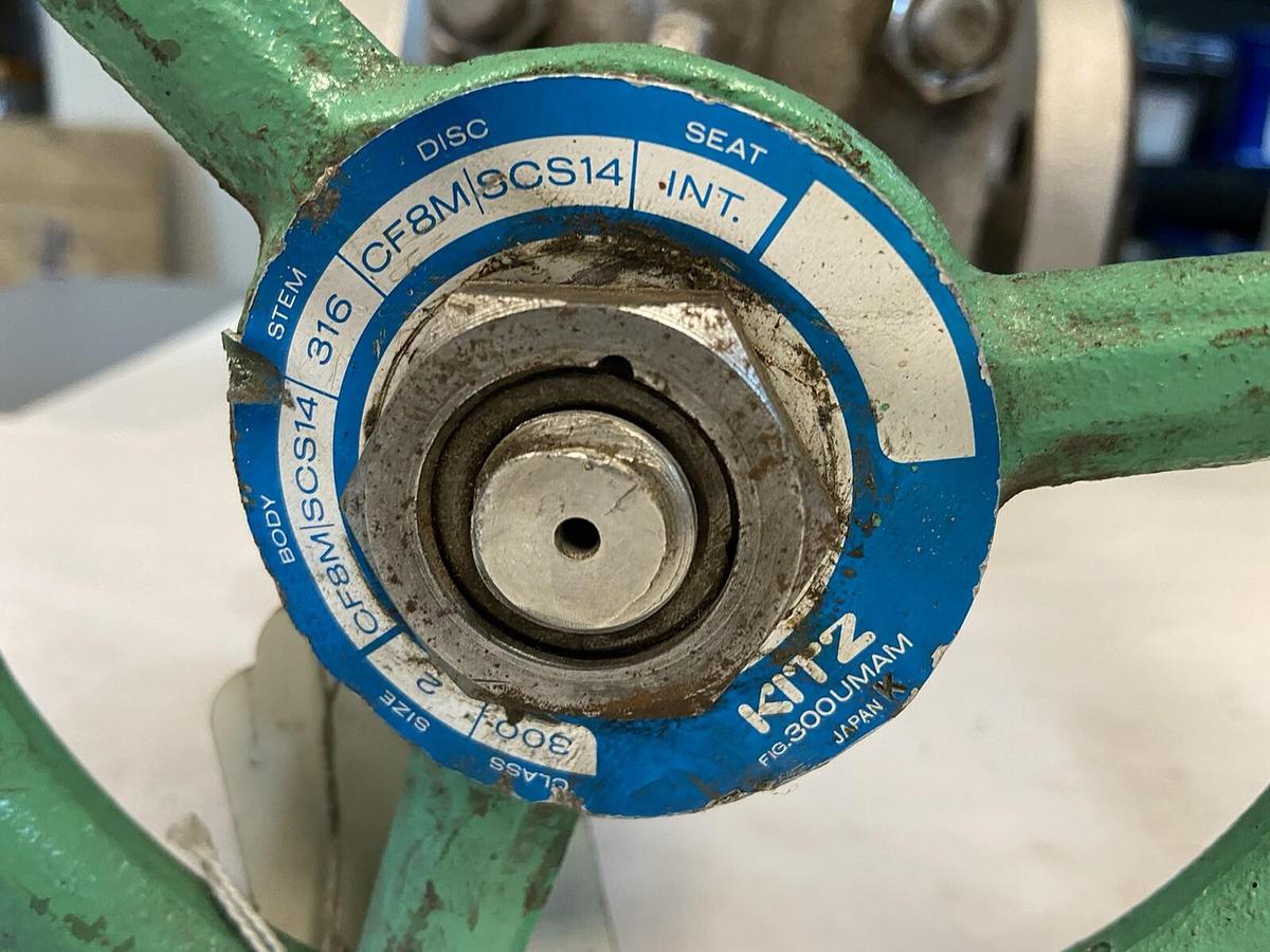 Kitz,CF8M SCS14,Class 300 Gate Valve 2 INCH Figure 300UMAM NOS