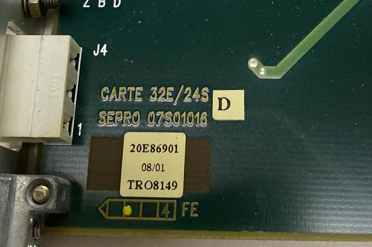 Used SEPRO ROBOTIQUE,07S01016 D CARTE 32E/24S, INTERFACE BOARD