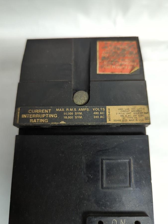 Used SQUARE D,FA24050-AB,I-LINE CIRCUIT BREAKER 50 AMP PRE-OWNED
