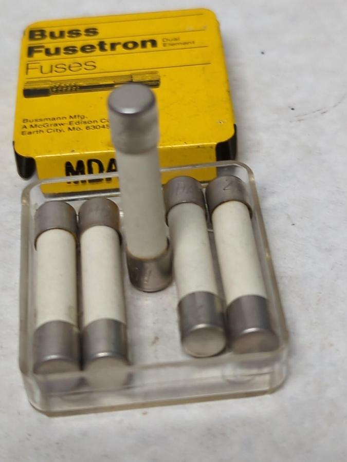 COOPER BUSSMANN,MDA 1,CERAMIC FUSE PACK OF 5 NOS