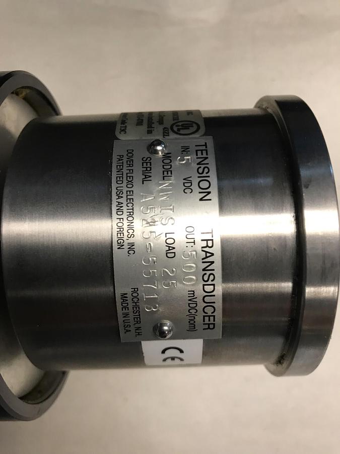 DFE Dover Flexo Electronics,NWIS,Tension Transducer In 5VDC Out 500mVDC Load 25