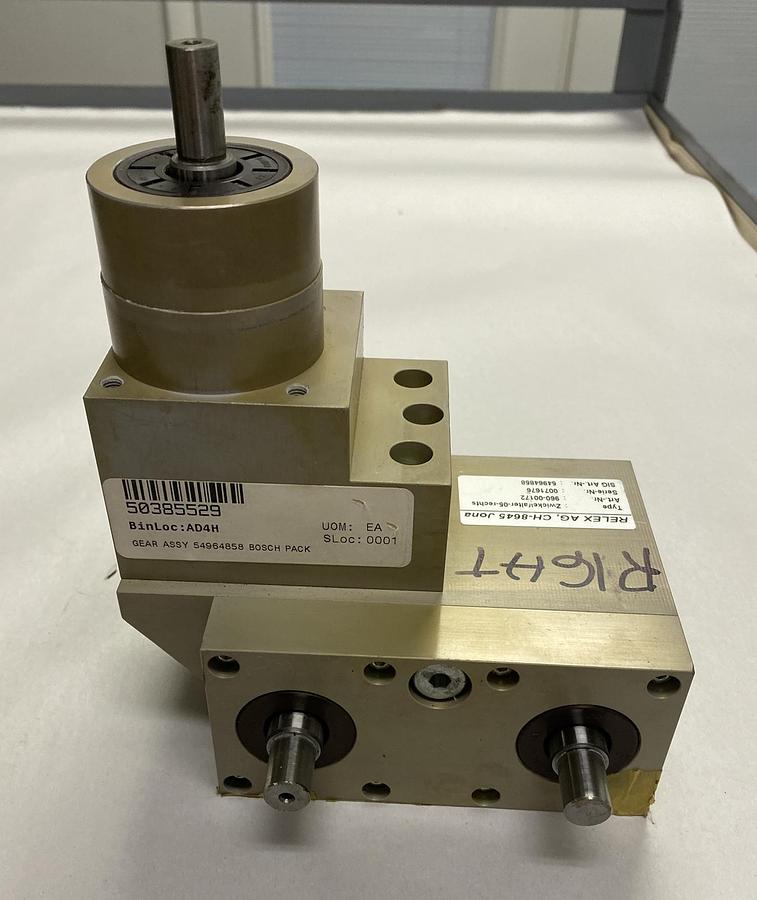 RELEX AG,54964858,RIGHT ANGULAR GEAR REDUCER NOS