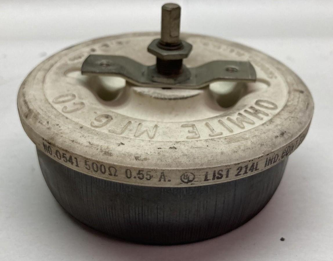 Used Ohmite,0541 500,Resistor 0.55A