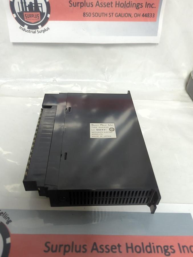 Used MATSUSHITA,AAA9135,SAFETY RELAY UNIT PRE-OWNED