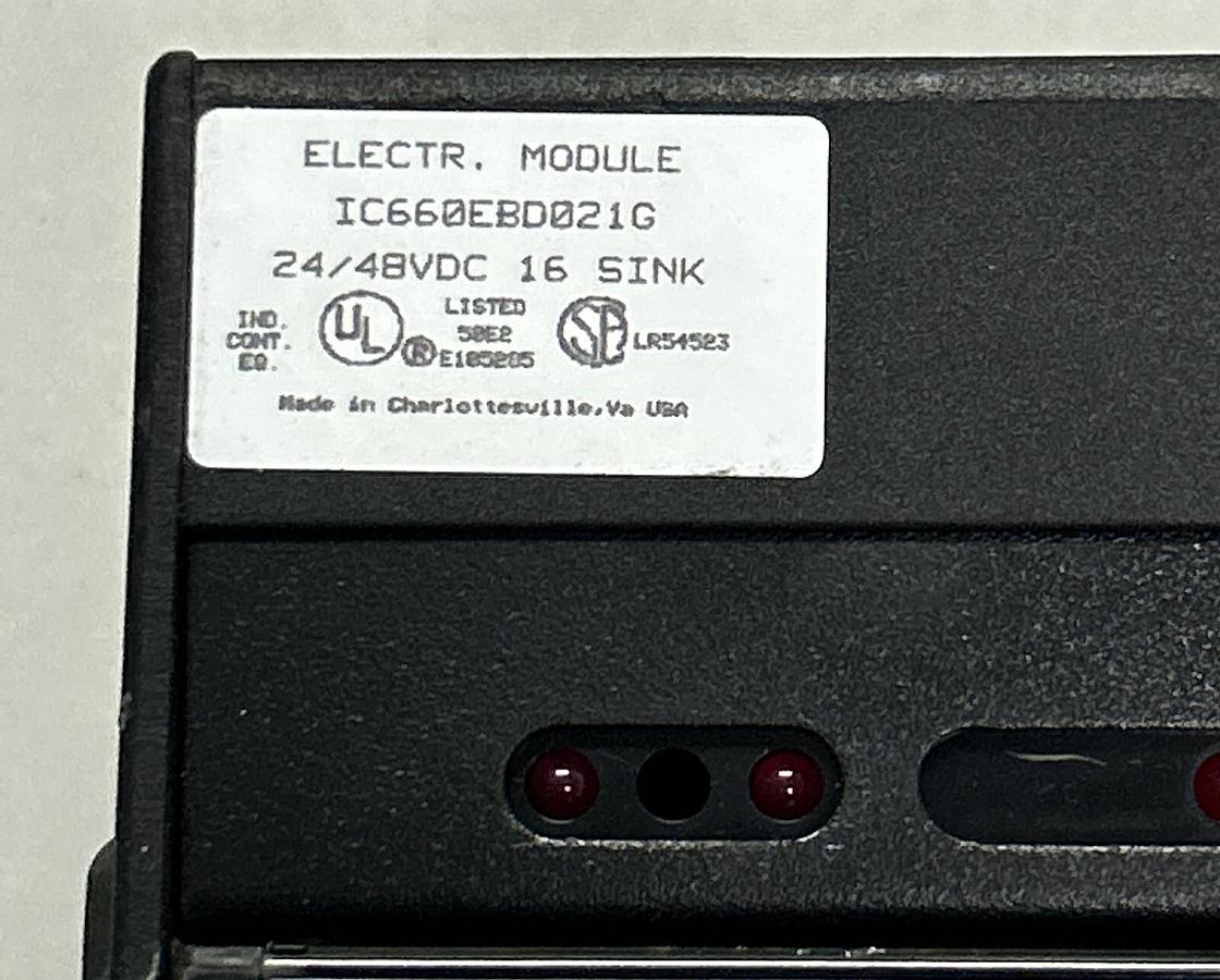 Used GE FANUC,IC660EBD021G,GENIUS BLOCK I/O MODULE