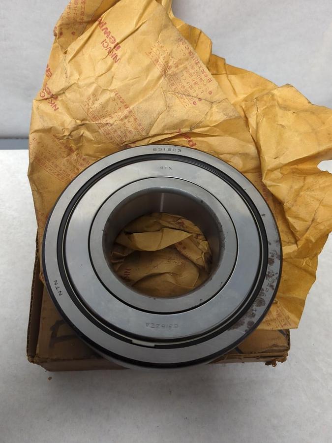 NTN,6315 ZZA,DOUBLE SHIELDED ROLLER BEARING NOS