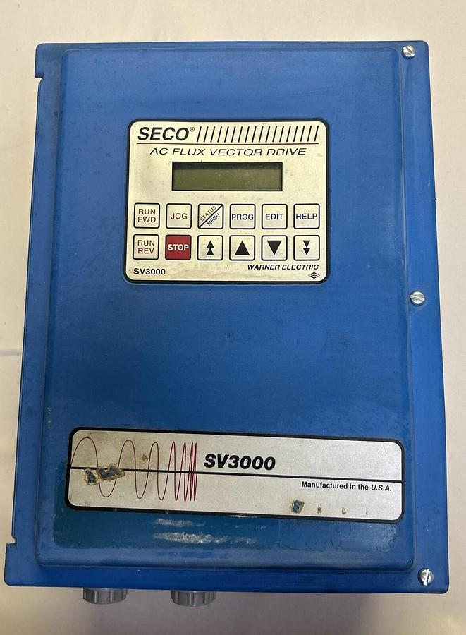 Used SECO,SV3402-01000,AC FLUX VECTOR DRIVE