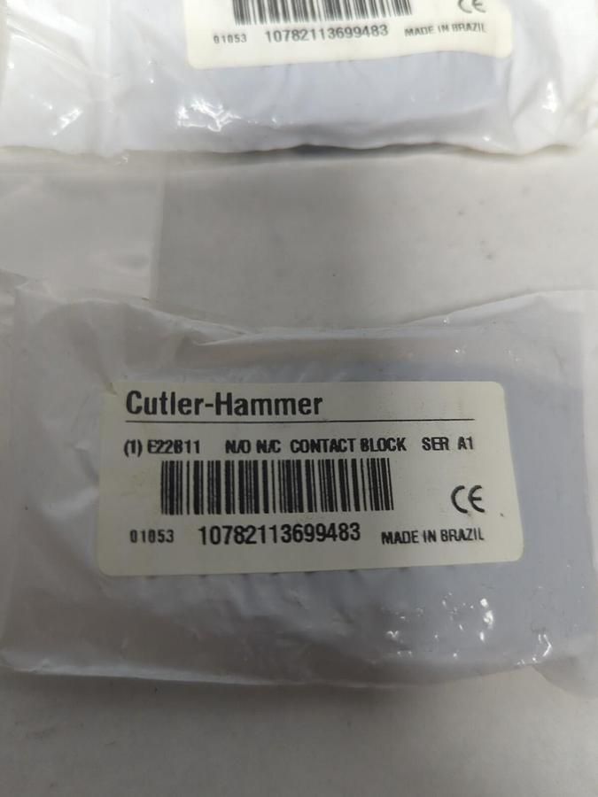 CUTLER-HAMMER,E22B11,CONTACT BLOCK SERIES A1 LOT OF 4 NEW