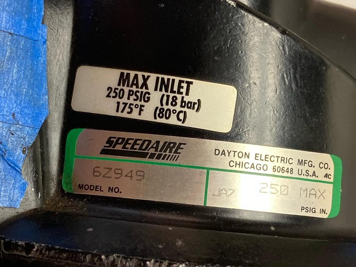 Used Speedaire,Model 6Z949,Mini Filter 250PSIG Max