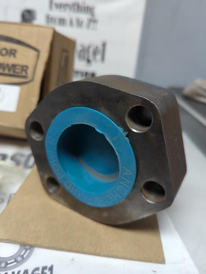 ANCHOR FLUID POWER,W4-32-32U,FLAT SOCKET WELD PIPE FLANGE 4-BOLT NOS