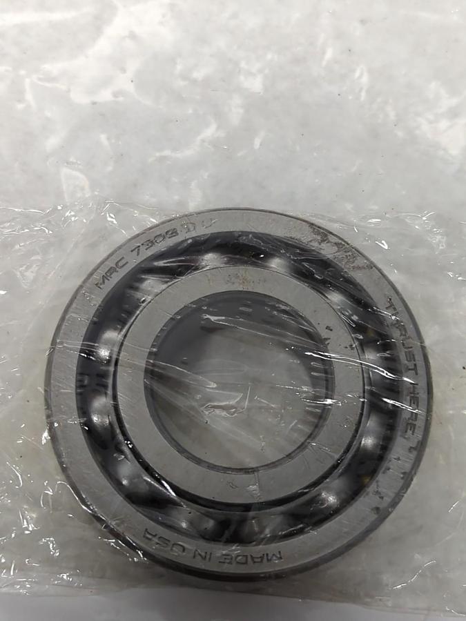 Used MRC,7308 DU,DOUBLE METAL SHIELDED BALL BEARING PRE-OWNED