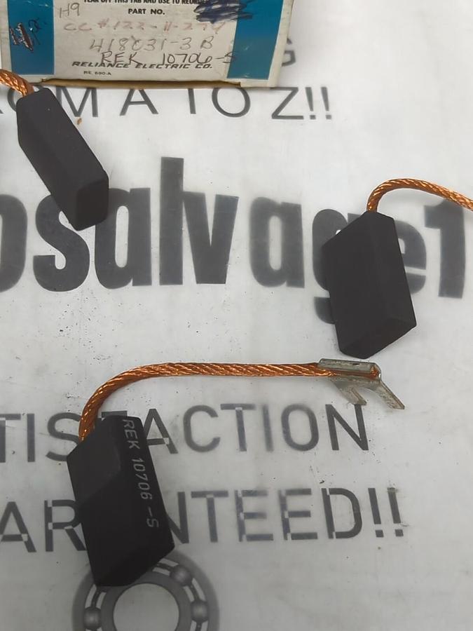 RELIANCE ELECTRIC,REK10706-S,CARBON MOTOR BRUSHES BOX OF 4 BRUSHES NOS