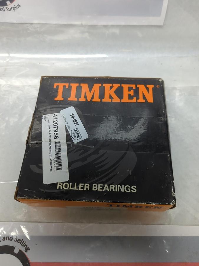 TIMKEN,22217KCJW33,SPHERICAL ROLLER BEARING NOS