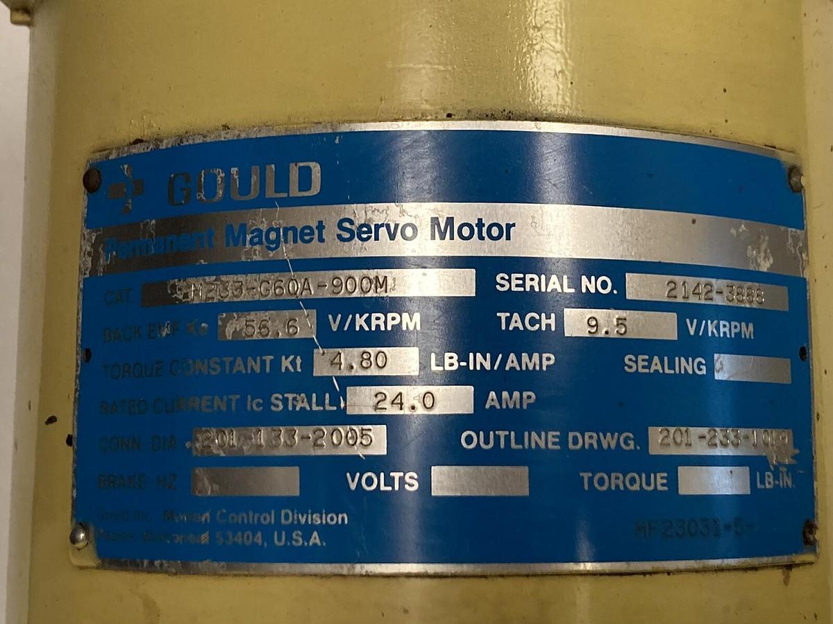 Used Gould,M233-G60A-900M,Permanent Magnet Servo Motor