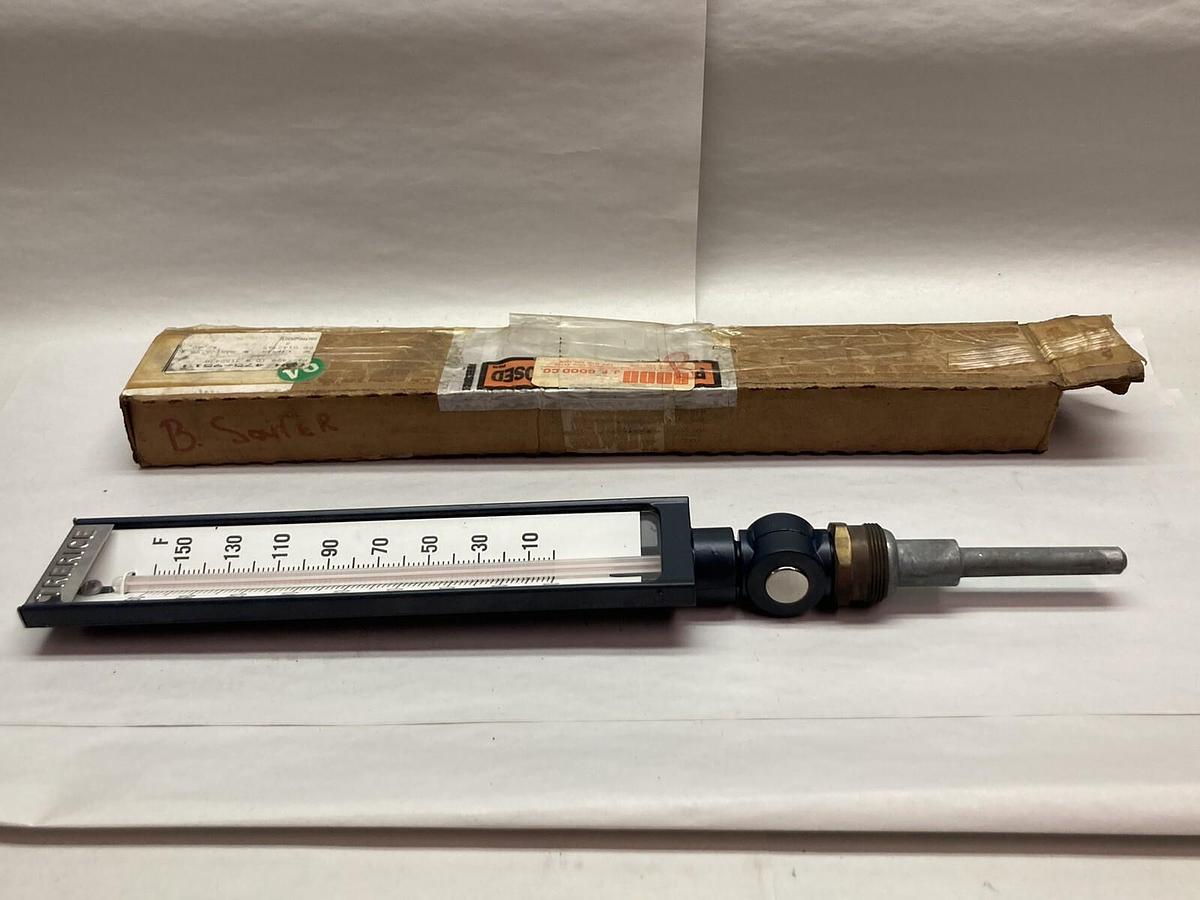 Trerice,BX91403,Black Adjustable Angle Thermometer 0/160 F