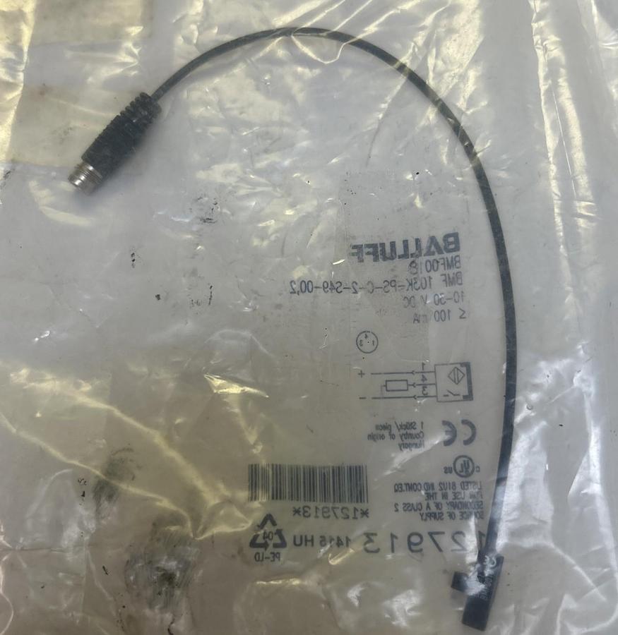 Used BALLUFF,BMF 103K-PS-C-2-S49-00.2,MAGNETIC FIELD SENSOR NEW