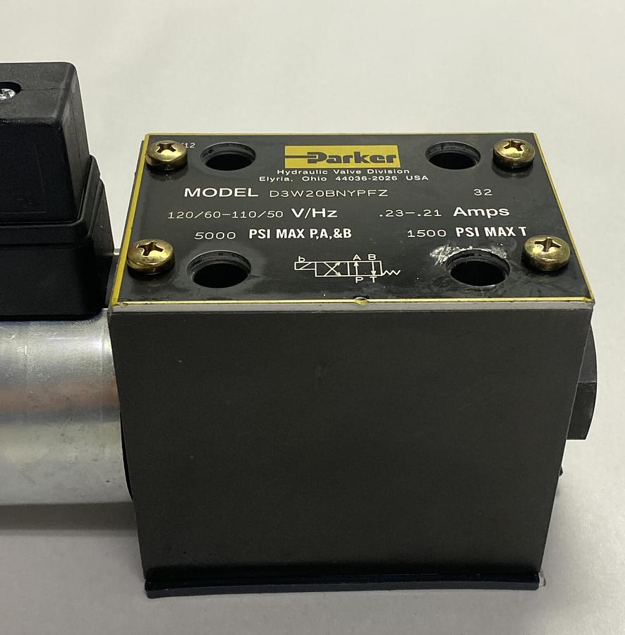 PARKER,D3W20BNYPFZ,DIRECTIONAL CONTROL SOLENOID VALVE NOS