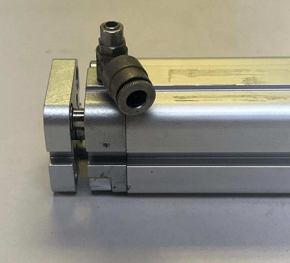 Used FESTO,ADVUL-20-80-P-A,DOUBLE ACTING PNEUMATIC CYLINDER
