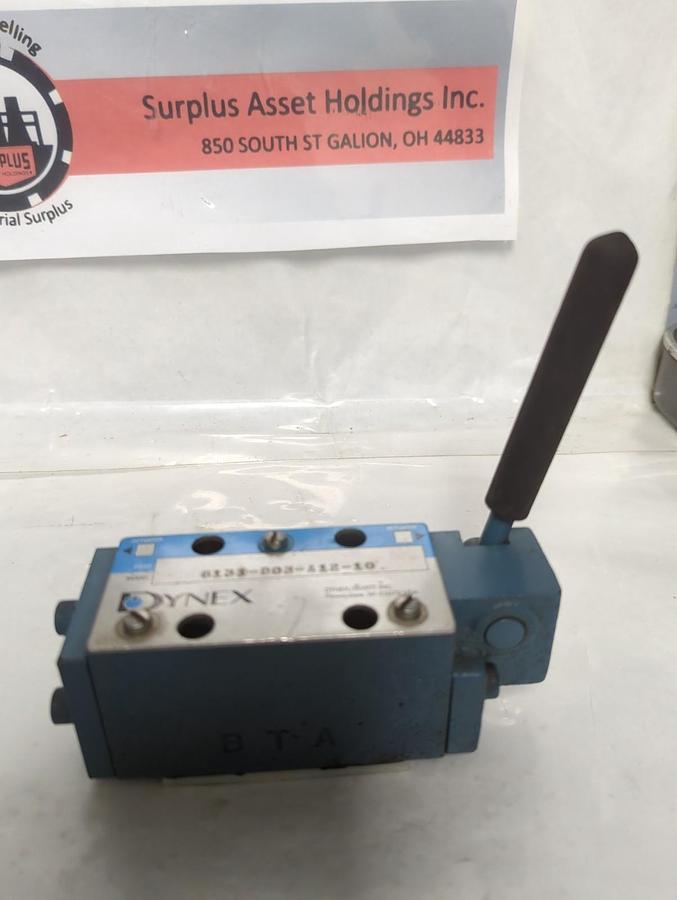 Used DYNEX,6131-D03-A12-10,CONTROL VALVE PRE-OWNED