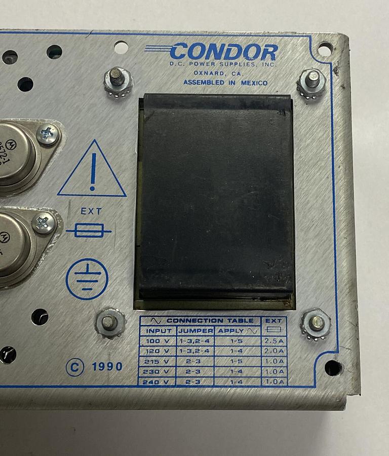 Used CONDOR POWER,HN24-3.6-A,POWER SUPPLY