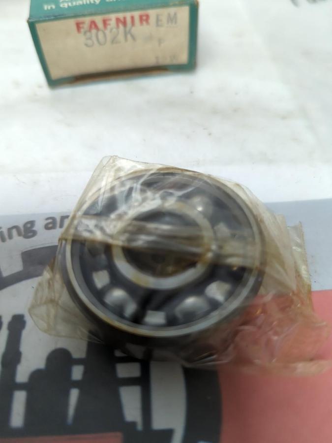 FAFNIR,302K,BALL BEARING OPEN LOT OF 2 NOS