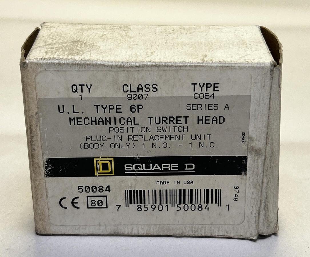 SQUARE D,9007C054,LIMIT SWITCH BODY ONLY NOS