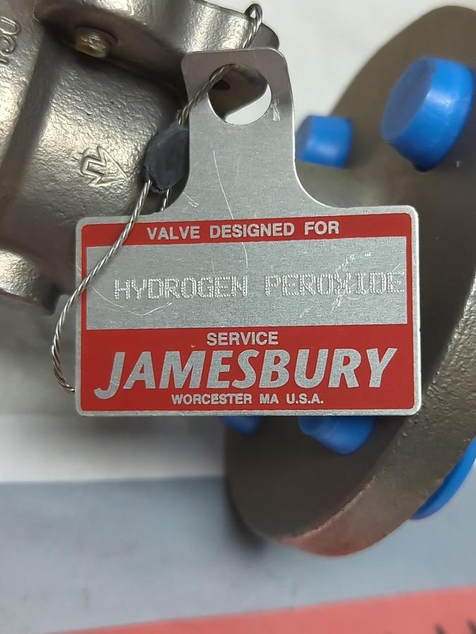 Used JAMESBURY,1/2 5150 P1 11 360011,VALVE SEATS PTFE CWP-PSIG 2.75 HYDROGEN PEROXIDE