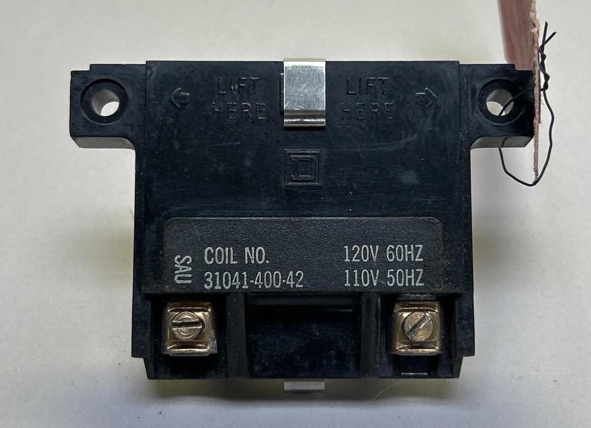 Used SQUARE D,31041-400-42,COIL 110/120V