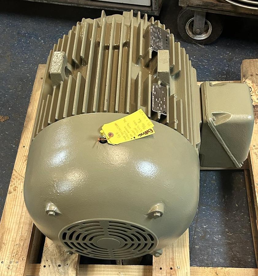 Used GENERAL ELECTRIC,5KS365SAA118D12,MOTOR 75HP 460V 3575 RPM 3PH 365TS FRAME
