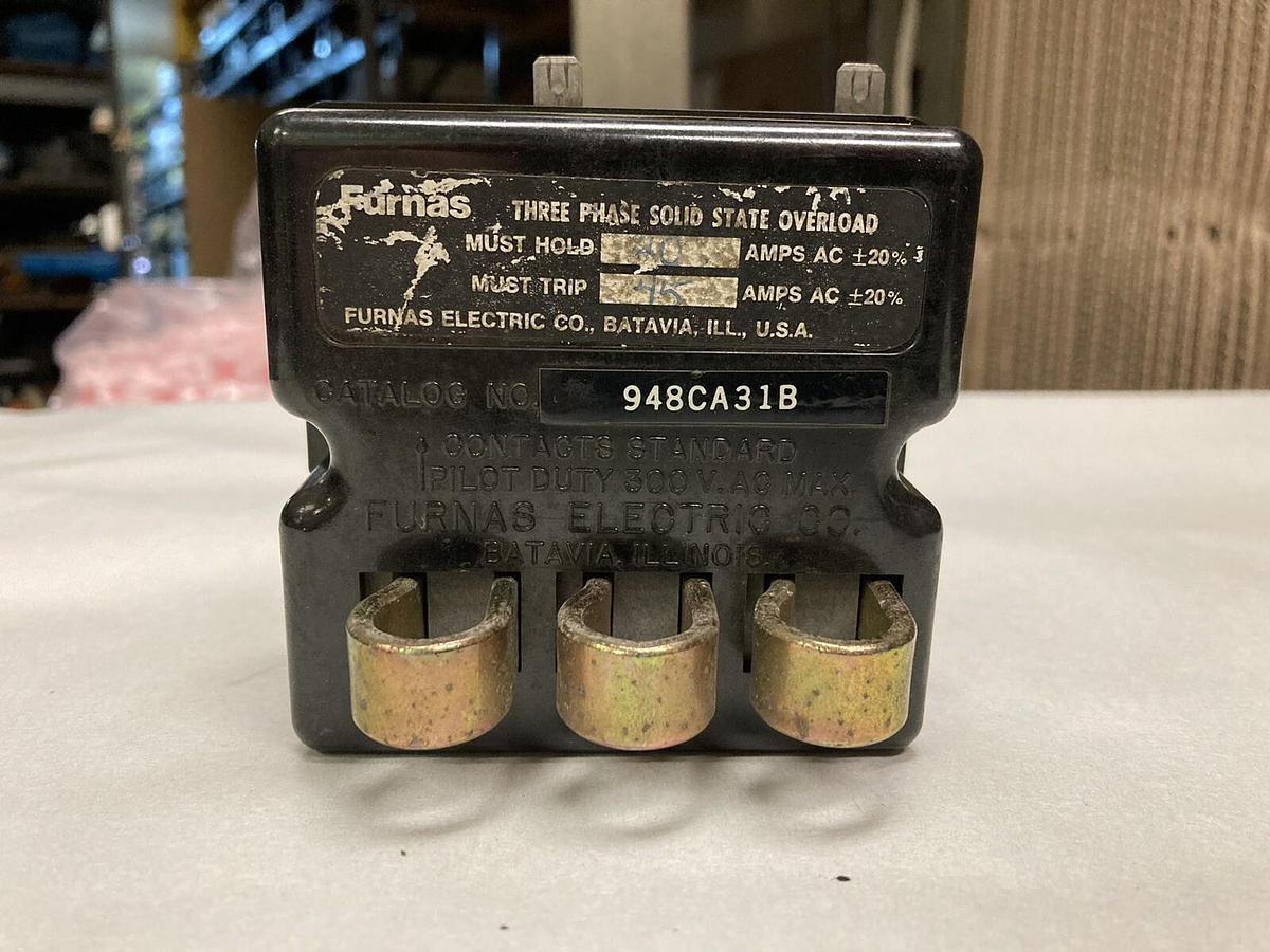 Used Furnas,948CA31B SSR,Solid State Relay,3-Phase Overload
