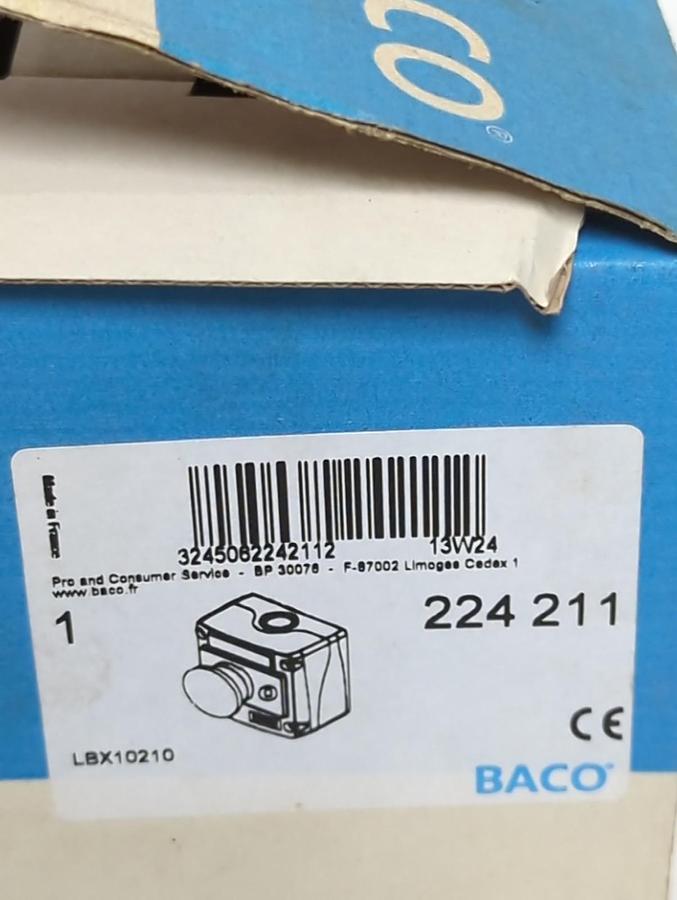 BACO,224211,RED MUSHROOM HEAD E-STOP CONTROL STATION NOS