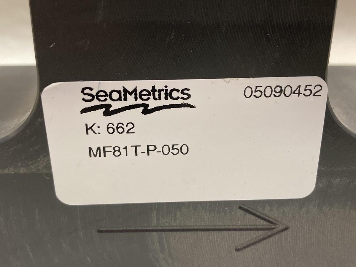 Used SeaMetrics,MF81T-P-050,Tee Fittings K:662