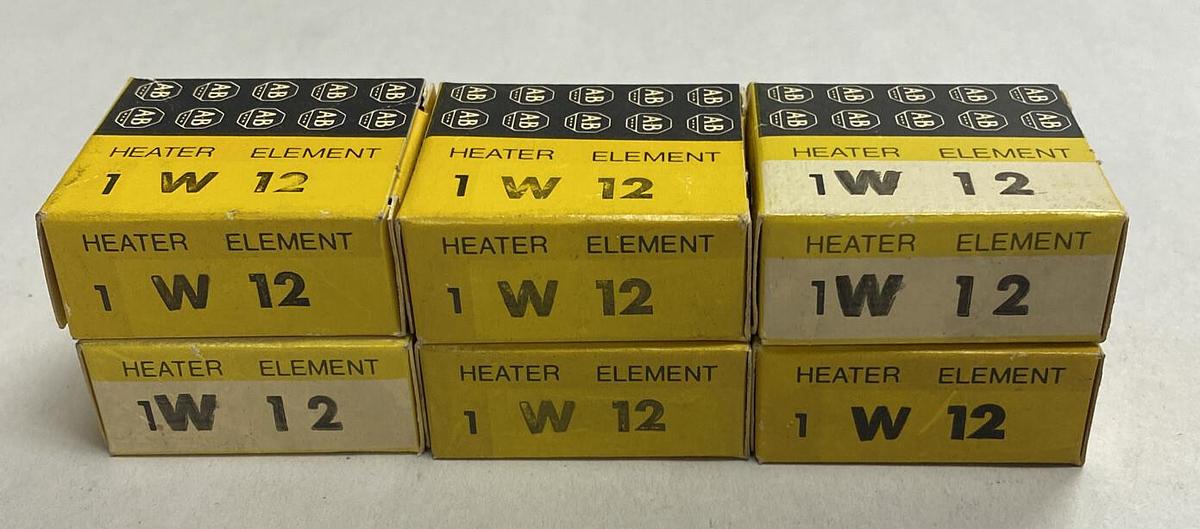 Allen-Bradley,W12,Heater Lot Of 6 New