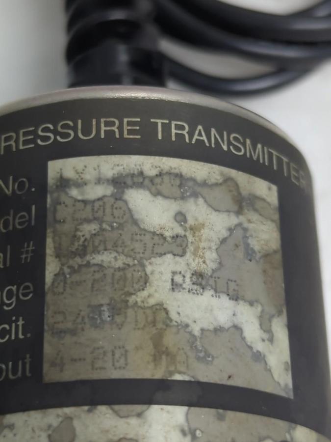 Used INGERSOLL-RAND,1X12830,PRESSURE TRANSMITTER PRE-OWNED