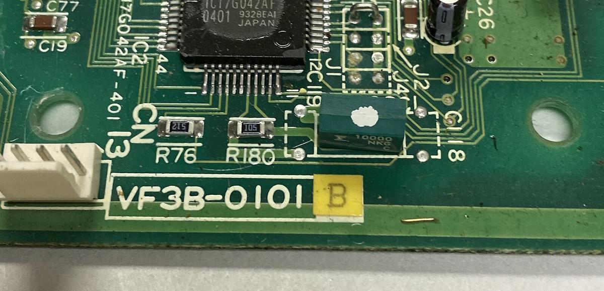 Used TOSHIBA,VF3B-0101 / VF3B-0101B,CONTROL BOARD