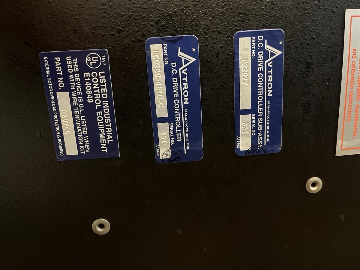 Used AVITRON,DC0280-4EL0-C,ADDVANTAGE 32 DC DRIVE CONTROLLER 280A DC