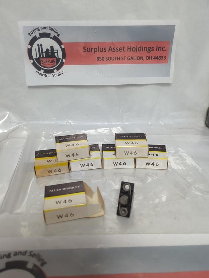 ALLEN BRADLEY,W46,THERMAL OVERLOAD HEATER ELEMENT LOT OF 7 NOS